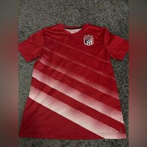 Boys Red Soccer Tee
